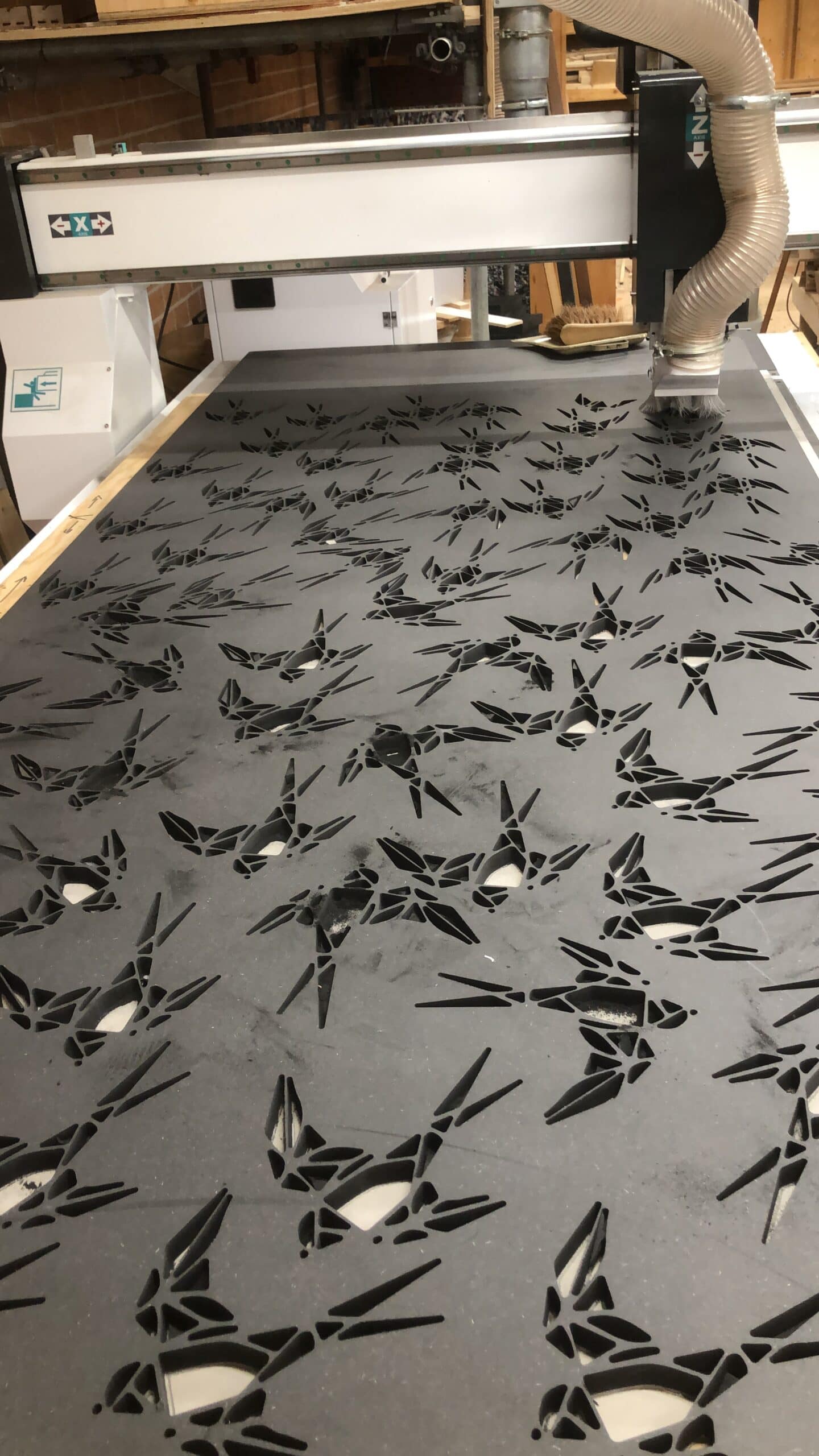 Robin's on the wings, cnc plywood,